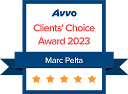 Avvo Clients | Choice Award 2023 | Marc Pelta | 5star
