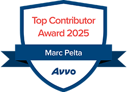 Top Contributor Award 2025 | Marc Pelta | Avvo
